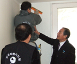 범죄현장 도배및 페인트 지원 사진